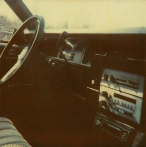 Warm light falling across the interior of a car